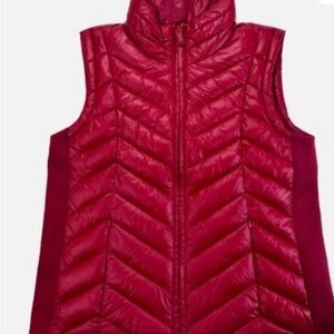Calvin Klein Red Quilted Vest